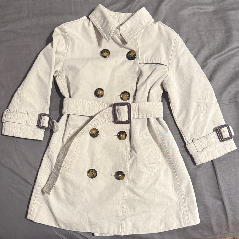 Stylish Double-Breasted Trench Coat